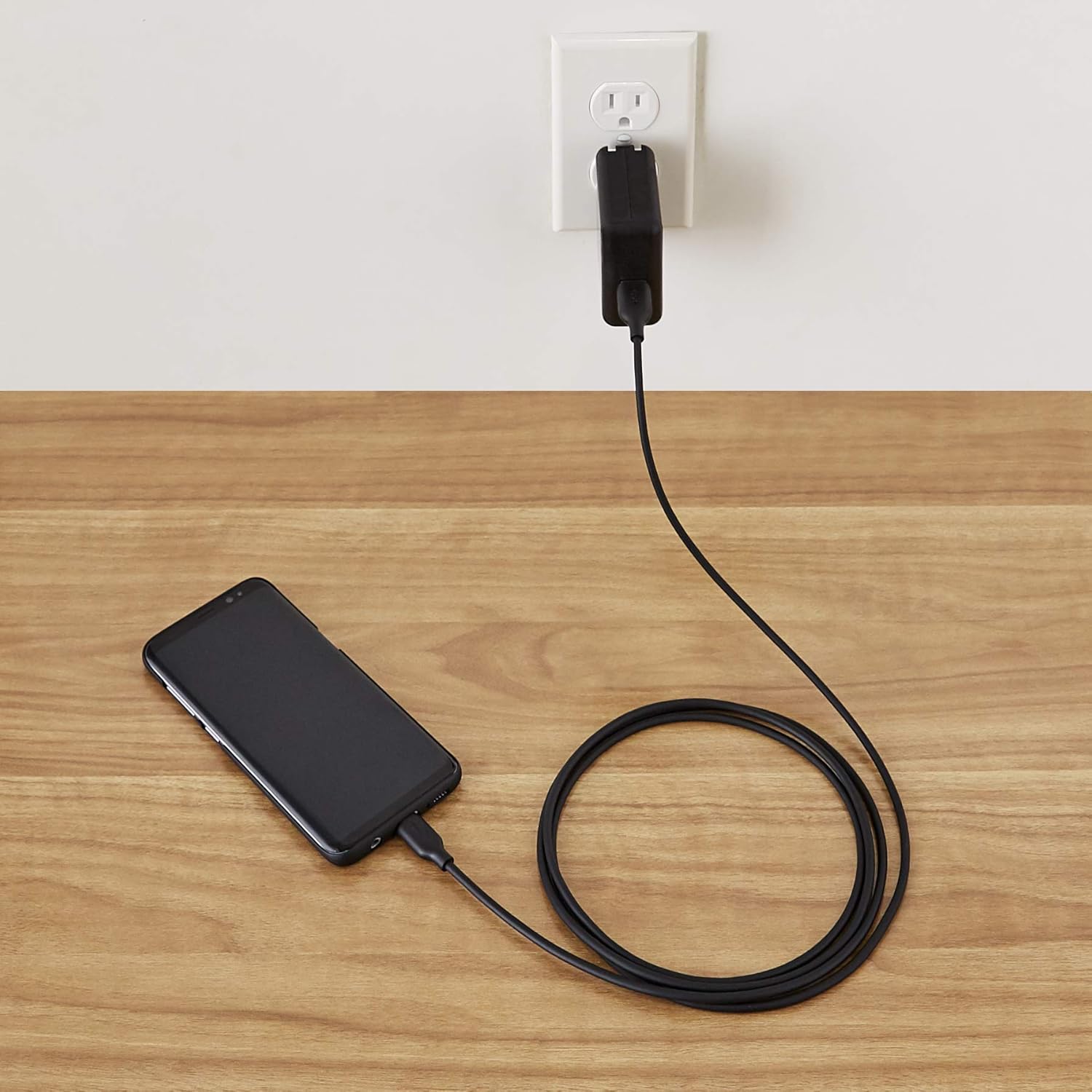 Amazon Basics USB-C to USB-A 2.0 Fast Charger Cable, 480Mbps Speed, USB-IF Certified, for Apple iPhone 16/15, iPad, Samsung Galaxy, Tablets, Laptops, 6 Foot, Black - Image 6