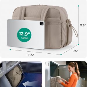 BAGSMART Gym Bag for Women, Duffle Bag for Travel with Wet Pocket, Lightweight Carry on Weekender Duffel, Water Resistant