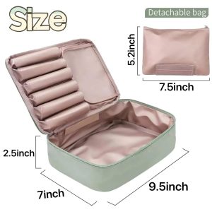 Travel Makeup Bag Cosmetic Bag Makeup Bag Toiletry bag for women and men (Green)