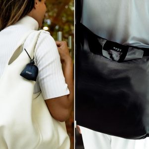 SYZY World’s Most Compact Travel Tote Bag Portable Shopping Beach Market Bag – Reusable Collapsible Stuffable