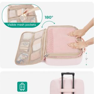 BAGSMART Compression Packing Cubes, Travel Cubes for Packing, 6/5/4 Set Suitcase Organizer Bags Set, Lightweight Packing Organizers