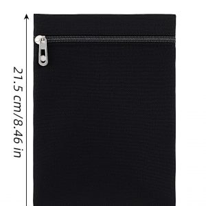 Sew-in Side Hidden Pocket with Zipper, Inside Security Pocket for Clothing Coat Inside PocketsTravel Wallet Pouch for Jackets Coats Sweatshirts