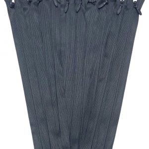 AMORNPHAN 10 Pcs 18 Inch Silk Invisible Zipper Conceal Lace Tape Closed for Clothes Dress Sewing Craft, Hidden Zipper DIY Sewing Tools for Tailor Sewing Garments, Crafts #3 (Grey, 18 Inch)