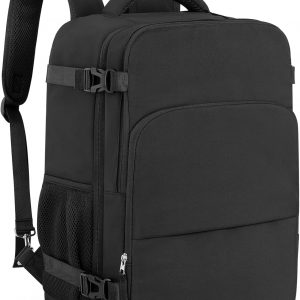 Travel Backpack for Women Men,Travel Laptop Backpack w/USB Charging Port, Waterproof Travel Backpack Carry On Flight Approved,Weekender Business Hiking Bag,Laptop Backpack 17 inch
