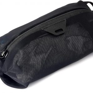 Peak Design Ultralight Mesh Packing Cube, Black, Stretchy Mesh Luggage Cube with Strap Attachment Points and Luggage Pass Throughs, Zipper Opening, Travel Organizer for Men and Women, Size XXS