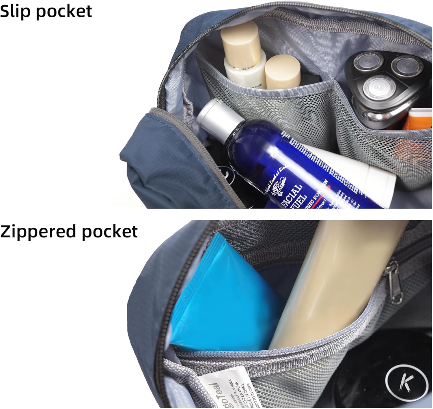 Travel Toiletry Bag 5L, Compact Travel Organizer with Waterproof TPU Wet/Dry Compartment - Image 5
