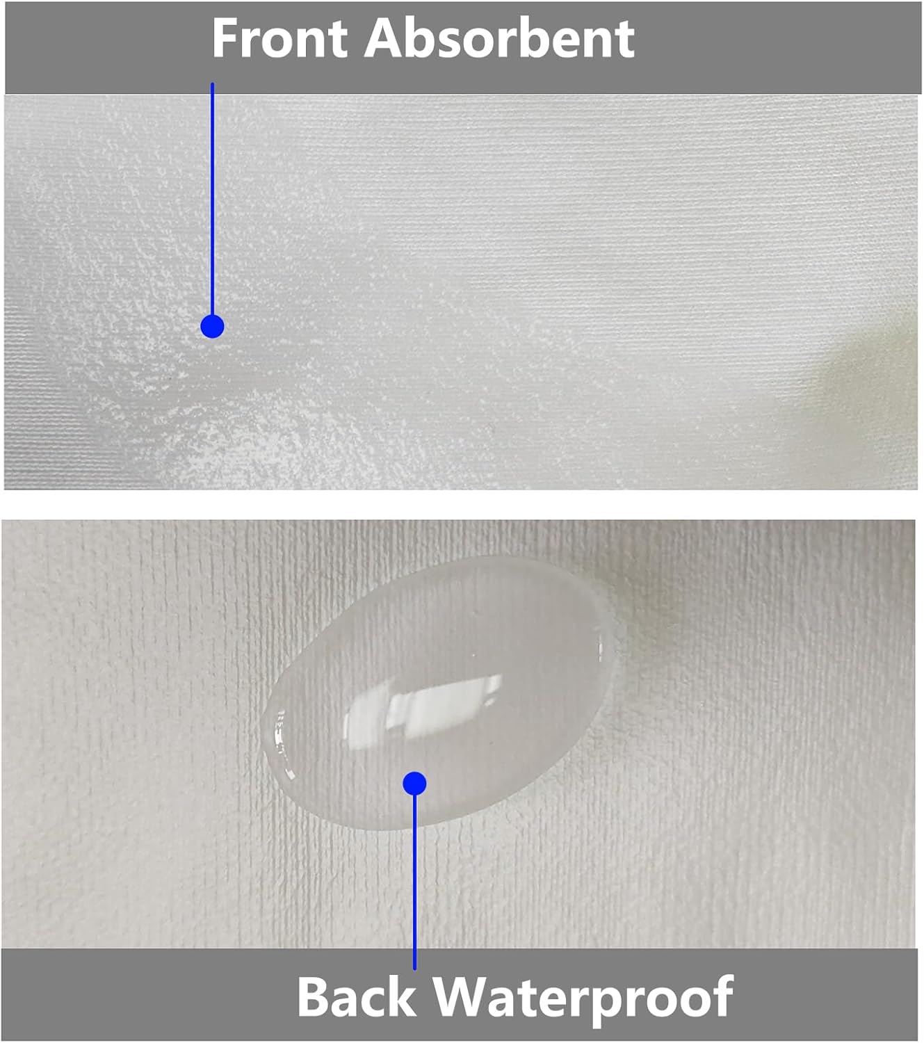 ZIYUHOME Waterproof Pillow Protectors 4 Pack Queen 20x28 Inches with Hidden Zipper Dust Moisture Sweat Proof Pillow Case Cover Protector Soft Comfortable White (4, Queen 20x28 inches) - Image 3