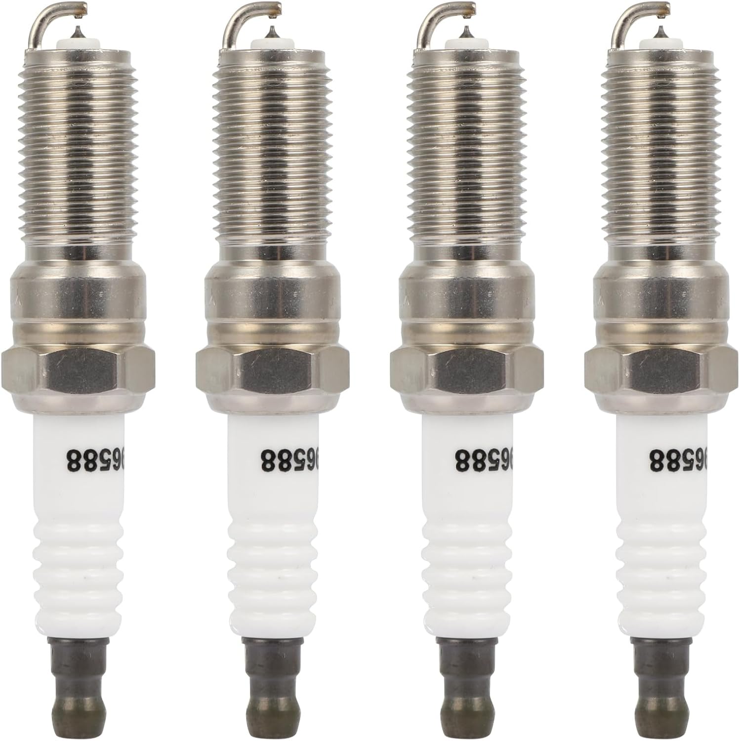 ECCPP Spark Plug Platinum Iridium Fit for Ford for Edge 2013-2018,for Lincoln for MK 2015-2019 Replacement for 96588 (4 Spark Plugs)