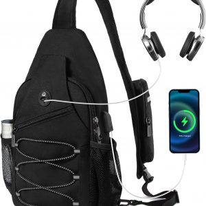 Crossbody Bags for Men and Women, RFID Anti Theft Zipper Sling Bags for Special Occasions.