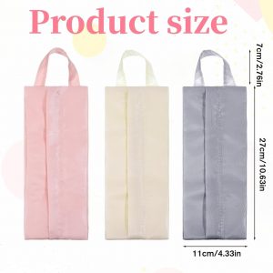 3 PCS Travel Socks Organizer Bag with Zip, Mini Compression Travel Underwear Organizer Bag, Portable Storage Packing Pouch for Luggage Ties Lingerie Panties Cosmetics Accessories