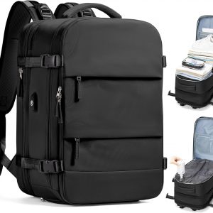 wepadre Vacuum Backpack Travel with Pump Travel Backpack with Vacuum System Expandable Vacpack Compression Backpacks for Travel Easy Vac Pack Carry on Luggage
