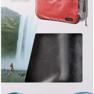 Nite Ize RunOff Waterproof Packing Cube – Waterproof Packing Cube for Travel – Dry Travel Bag with Compression – Charcoal, Medium