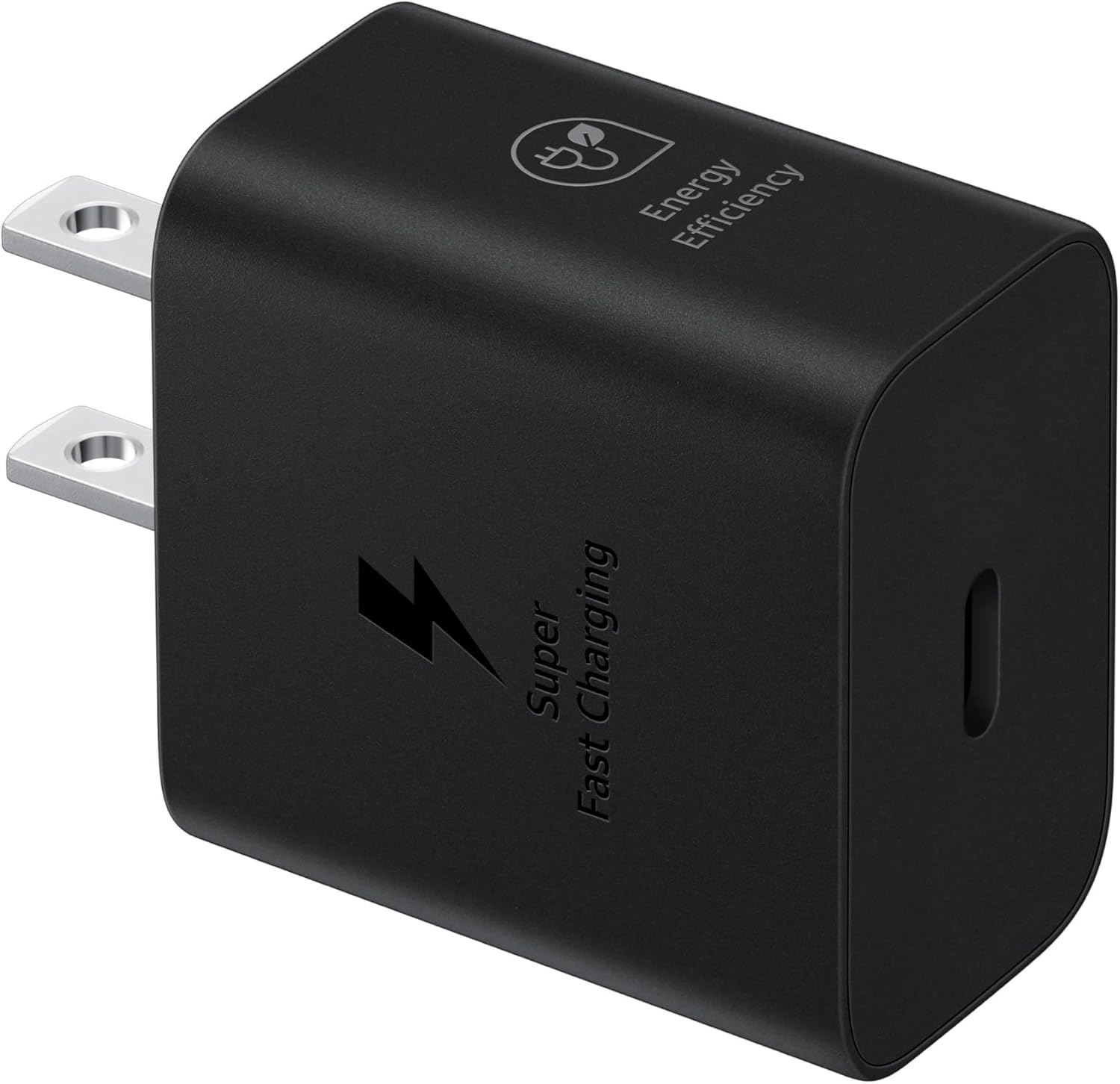 Samsung 25W Wall Charger Power Adapter, Cable Not Included, Super Fast Charging, Compact Design, Energy Efficient, Compatible with Galaxy and USB Type C Devices, Black