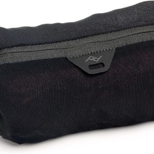 Peak Design Ultralight Mesh Packing Cube, Black, Stretchy Mesh Luggage Cube with Strap Attachment Points and Luggage Pass Throughs, Zipper Opening, Travel Organizer for Men and Women, Size XXS