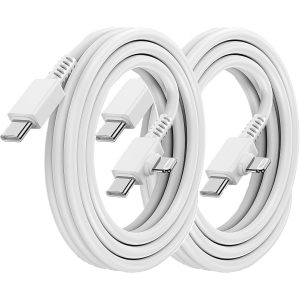 2 in 1 USB C to Lightning and Type C Charger Cable 6/10 Ft Long Fast Charging Cord Compatible with iPhone 17 16 15 14 13 12 11 XR X XS 8 Pro Max Plus Mini for iPad Air for Samsung Galaxy S22 S21