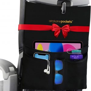 Airplane Pockets – Airplane Accessories – Plane Travel Essentials – Travel Organizer – Seat Storage Organizer – Air Travel Essentials – Seatback Organizer – International Travel Accessories Must-Haves