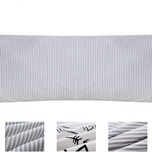 Body Pillowcase with Zipper 21″X54″ Body Pillow Case Cover Prime Cotton Body Pillow Cover Replacement Long Body Pillow Case with Hidden Zipper