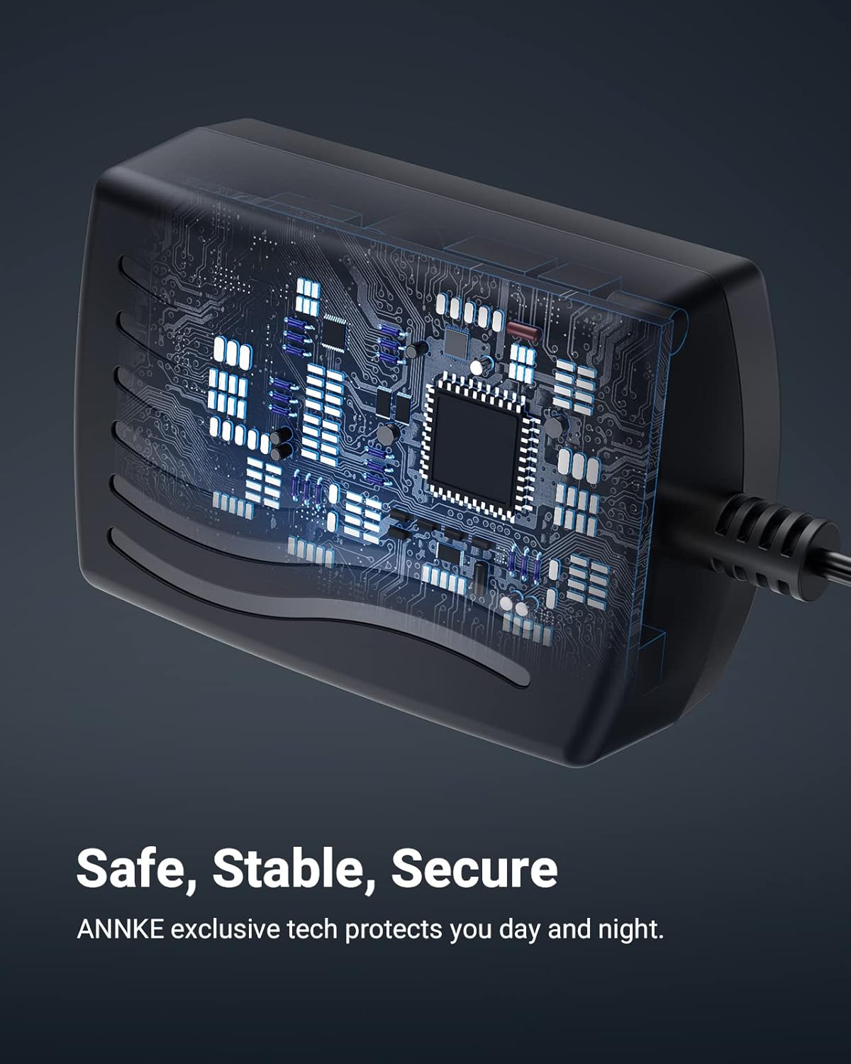 ANNKE Security Power Adapter Supply AC to DC 12V2A and 1-to-4 Splitter Power Cord for CCTV Surveillance Camera DVR System - Image 3