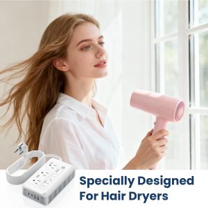 Mapambo 2000W Voltage Converter US to Europe, 7 in 1 Converter for European Travel for Hair Dryer, Kettles, Coffee Makers and etc. 220v to 110v Converter for International Travels