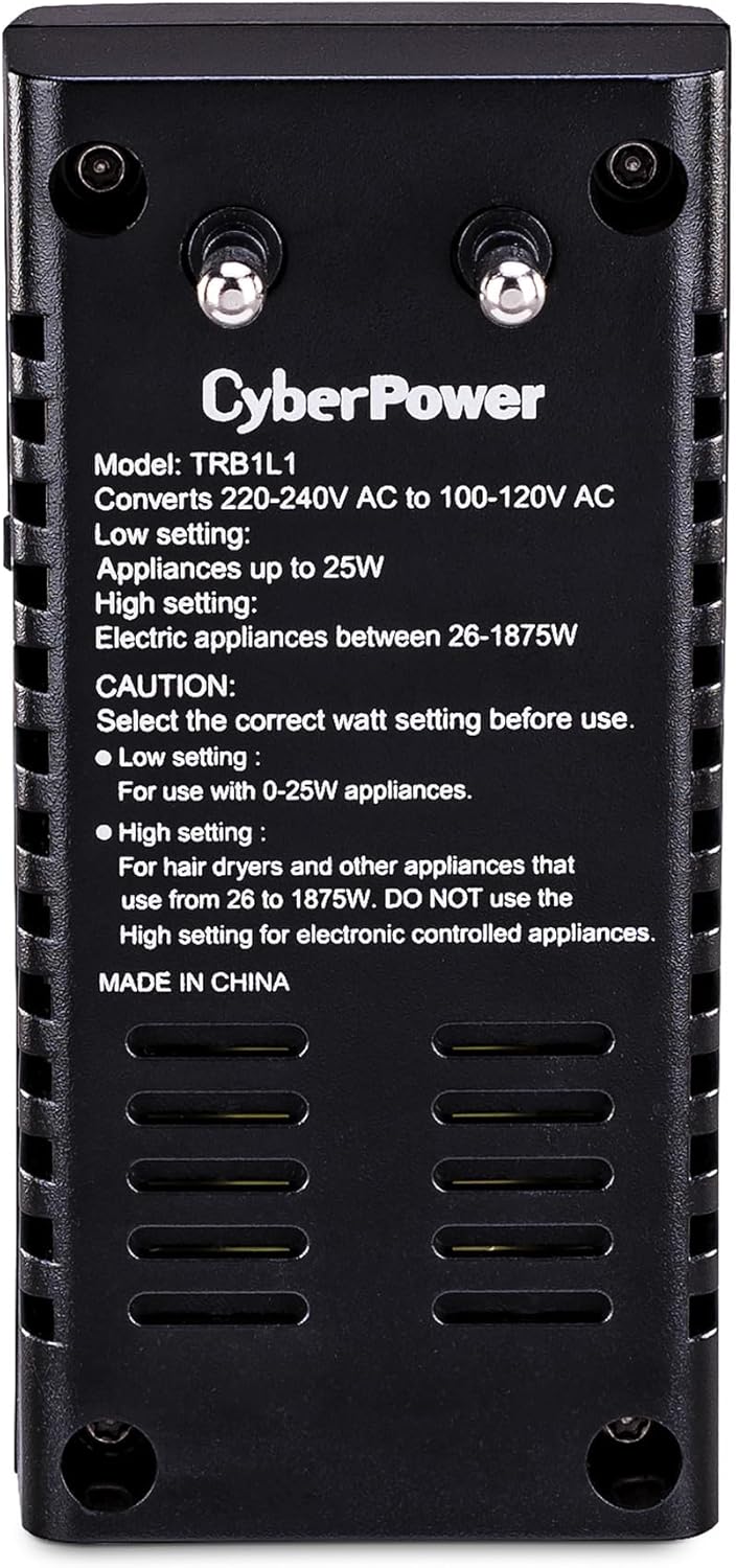 CyberPower TRB1L1 Universal Travel Adapter/Converter, Compact Design - Image 4