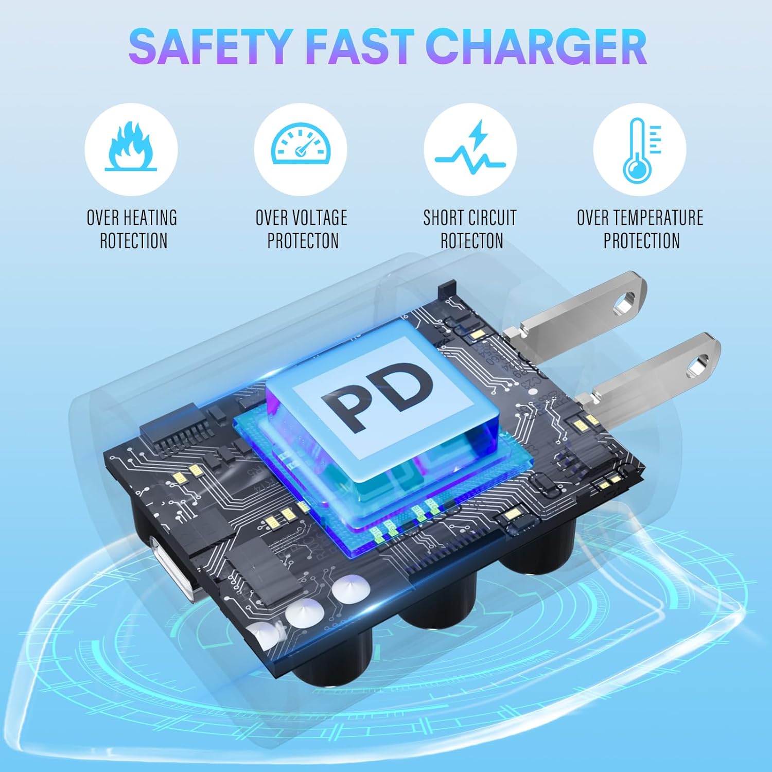 2-Pack Fast Type C Charger, Type C Charger Fast Charging Block with 4FT USB C Cable Compatible with S24U/S23/S22/S21/S20/i Phone 16/15 (Black) (for Samsung 25W) - Image 7