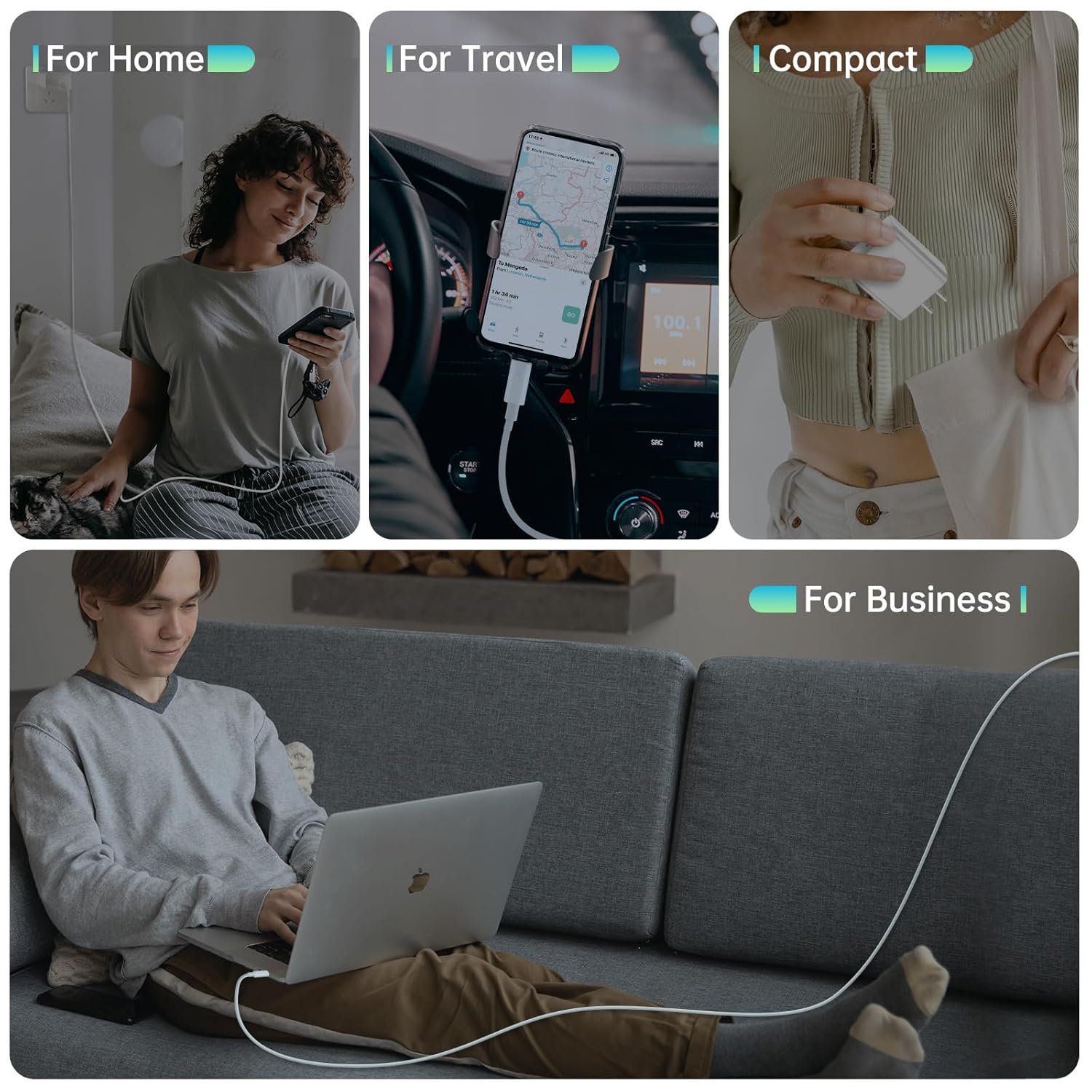 iPhone Charger Fast Charging【MFi Certified】 2Pack 20W PD USB C Wall Charger 6&10FT Cable Fasting Charging Adapter Compatible with iPhone 14Pro/13 Pro/12/12 Pro Max/11 Pro Max/XS Max/XS/XR/X/8 and More - Image 7