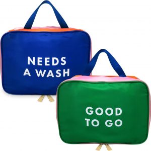 kate spade new york Laundry Bag to Organize Suitcase, Two Sided Packing Cube for Clean and Dirty Clothes, Good to Go