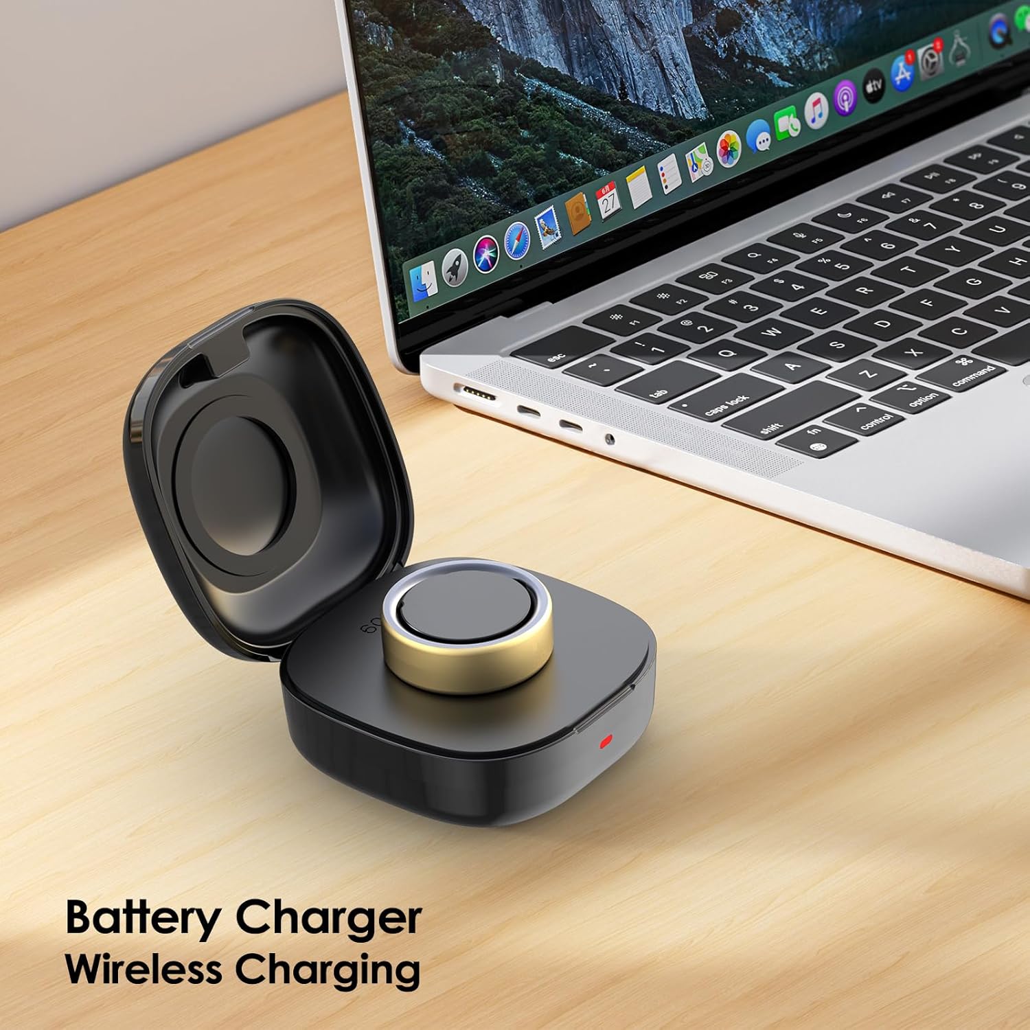 Compatible with Oura Ring Gen 4 Charger,Not for Oura Ring Gen 3, Portable Travel Charging Box for Smart Accessories (Black, Size 9) - Image 6