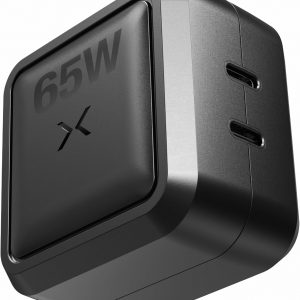 NOCO XGrid X65: 65W USB-C Charger – Dual Port GaN Power Adapter with PD 3.0, QC 4.0+, and PPS – Fast Charging with Smart Power Distribution – Foldable Wall Plug, UL Listed