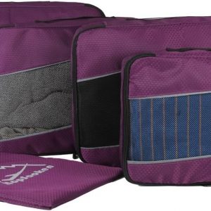 5 Set Packing Cubes for Travel Large Suitcase Luggage Organizer Bags Travel Accessories Vacation 4 Cubes 1 Laundry Pouch Bag