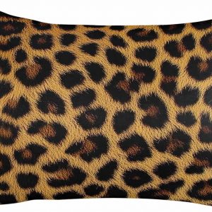 Leopard Print Pillowcase 20×26 Inch – Standard Animal Print Brown Black Soft Brushed Microfiber Pillow Covers with Hidden Zipper Closure Bed Pillow Shams for Bedroom Sofa Car, 1pcs