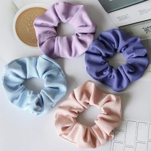 Scrunchie with Zipper Pocket, 6-Pack Zipper Scrunchies for Keys, Money & Cards, Hidden Secret Pocket Hair Tie, Multi-Color Set for Women & Girls