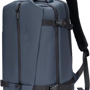 Travel Backpack for Men and Women, Flight-Approved Carry-On Backpack with Laptop Compartment; Large-Capacity Personal Item for Business, Work, School, or Weekend Trips(Blue)