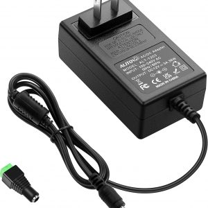 ALITOVE 12V DC Power Supply 3A 36W Universal AC Adapter 100-240V 50-60hz to 12 Volt Power Adapter Cord 3Amp 2.5A 2A 5.5mm x 2.5mm 2.1mm for LED Strip Light CCTV Security Camera PC Monitor and More
