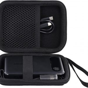 khanka Hard Case Replacement for Anker Power Bank, 10,000mAh 10K 22.5W Portable Charger,Case only. (Black)