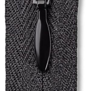 Invisible Black Zipper – 7′ DIY Zippers for Sewing & Tailoring