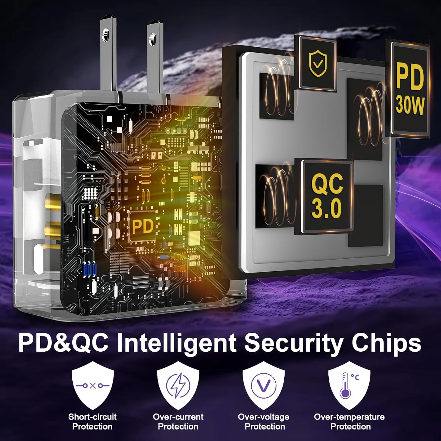 45W USB C Super Fast Charging,iPhone 17 Pro Max Fast Charger Block with 6ft 60W USB c to Type-c Cable for iPhone 17/17 Plus/17 Pro Max/16/16 Plus/16 Pro Max/15 Pro Max/iPad Pro/AirPods Max - Image 6