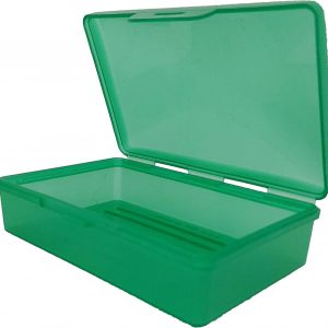 Soap Box Green, 1 Ct – Made in The USA – Soapbox with Hinged Lid and Secure Latch