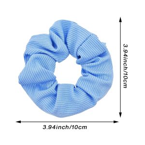 8PCS Pocket Scrunchie with Zipper Pocket for Women, Hair Ties with Hidden Storage Compartment for Cash, Large Ponytail Holder Hairs Accessories for Girls Thin Thick Hair