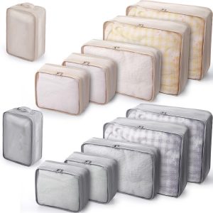 Shappy 12 Set Packing Cubes Luggage Organizer Bags Travel Luggage Suitcases Organizers Luggage Cubes with Shoe Bag