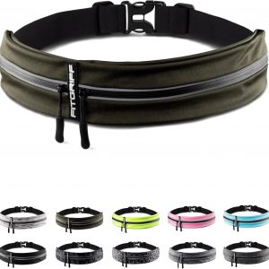 Fitgriff® Running Belt for Men & Women – Secure Jogging Pouch for Phone, Keys & Essentials – For All Cell Phones