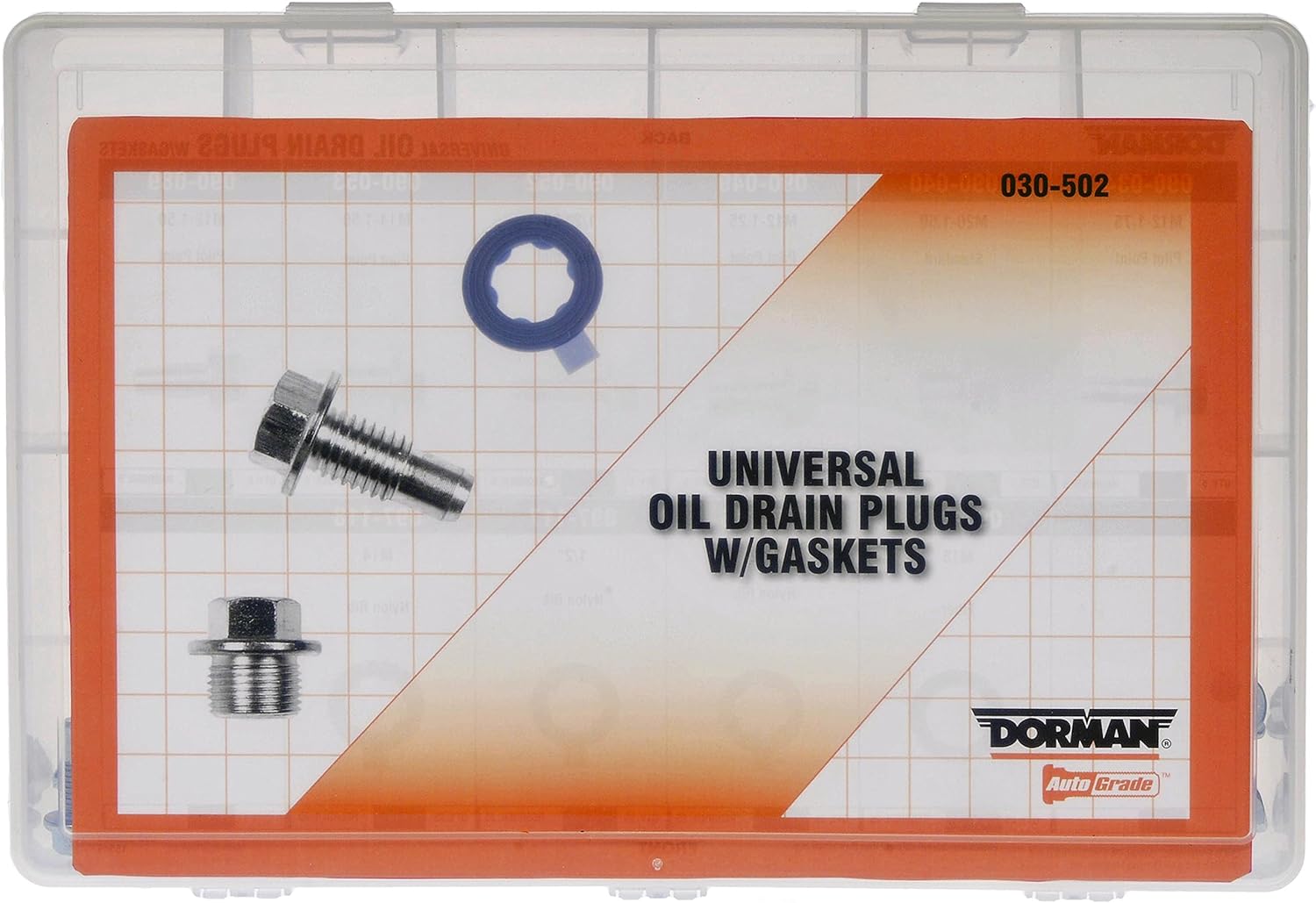 Dorman 030-502 Universal Oil Drain Plug And Gasket Tech Tray - Image 2