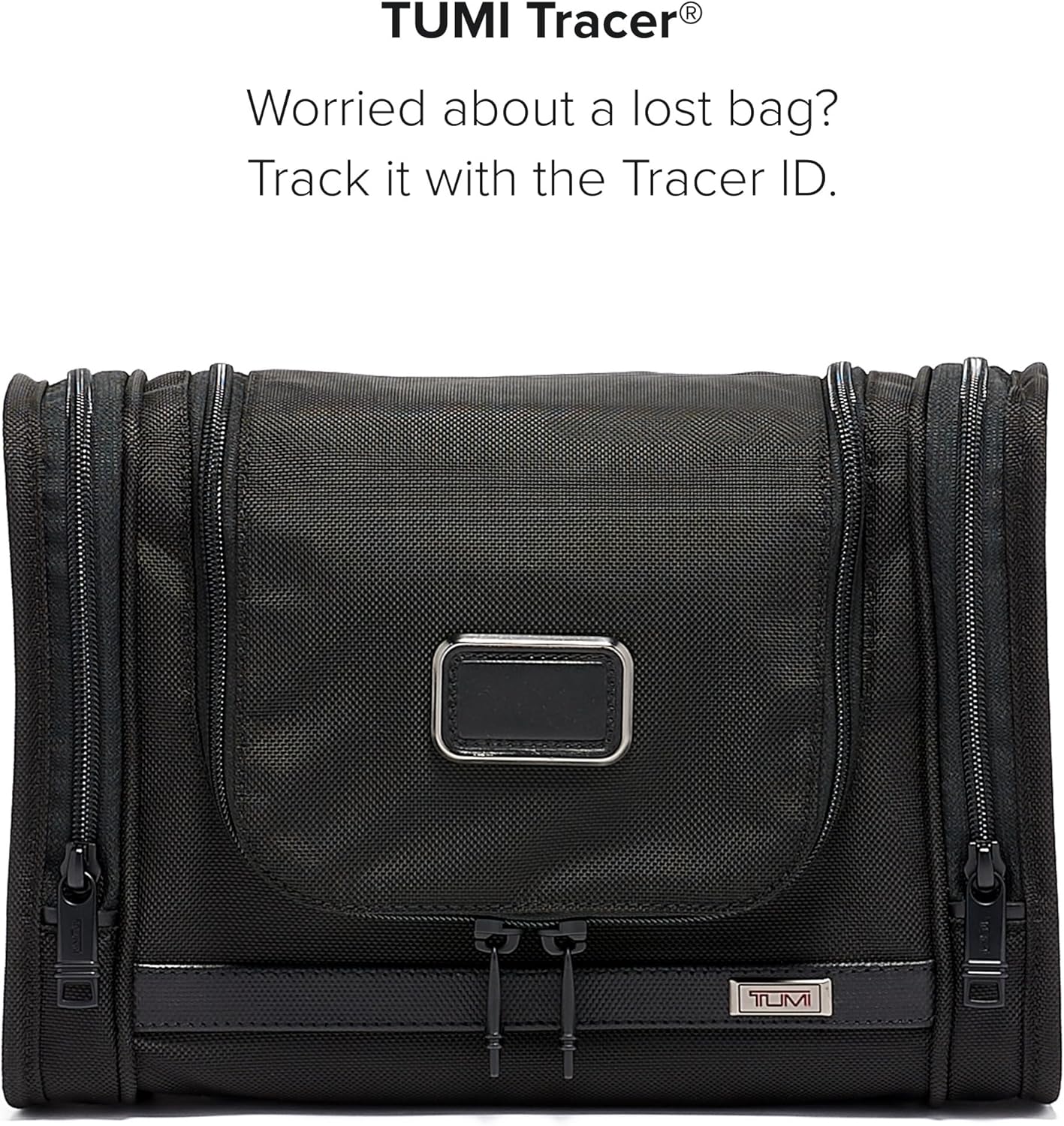 TUMI - Alpha Hanging Travel Kit - Toiletries and Cosmetics Organizer - Travel Essentials Bag with Hooks & Pockets - Black - Image 6