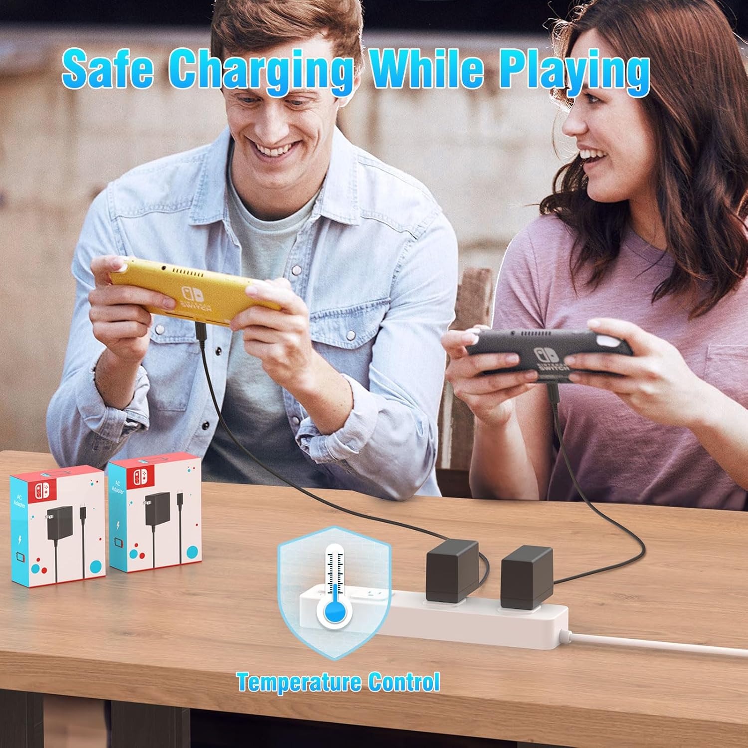 MARSDOCK 45W Charger for Nintendo Switch - 15V 2.6A AC Adapter Fast Charging with 5FT USB C Cord - Compatible with Switch Lite, OLED, Steam Deck - Support TV Mode - Image 7