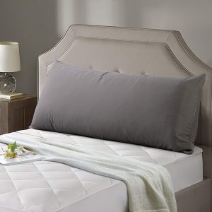 EVOLIVE Ultra Soft Microfiber Body Pillow Cover/Pillowcases 21″x54″ with Hidden Zipper Closure (21″x54″ Body Pillow Cover, Charcoal Grey)