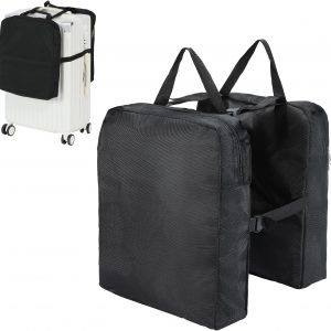 Luggage Expansion Organizer Bags or Travel Accessories Bag, Large Capacity Travel Organizers with Pockets, Dustproof and Wear-Resistant, Suitcase Harness with Adjustable Straps