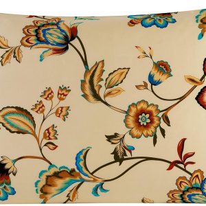 townssilk Silk Pillowcase for Hair and Skin with Hidden Zipper Print Queen Size (pattern5) Satin Underside