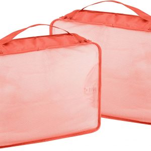 Packing Cubes Set, 2 Pcs Packing Organizers Set for Suitcases (Watermelon red)