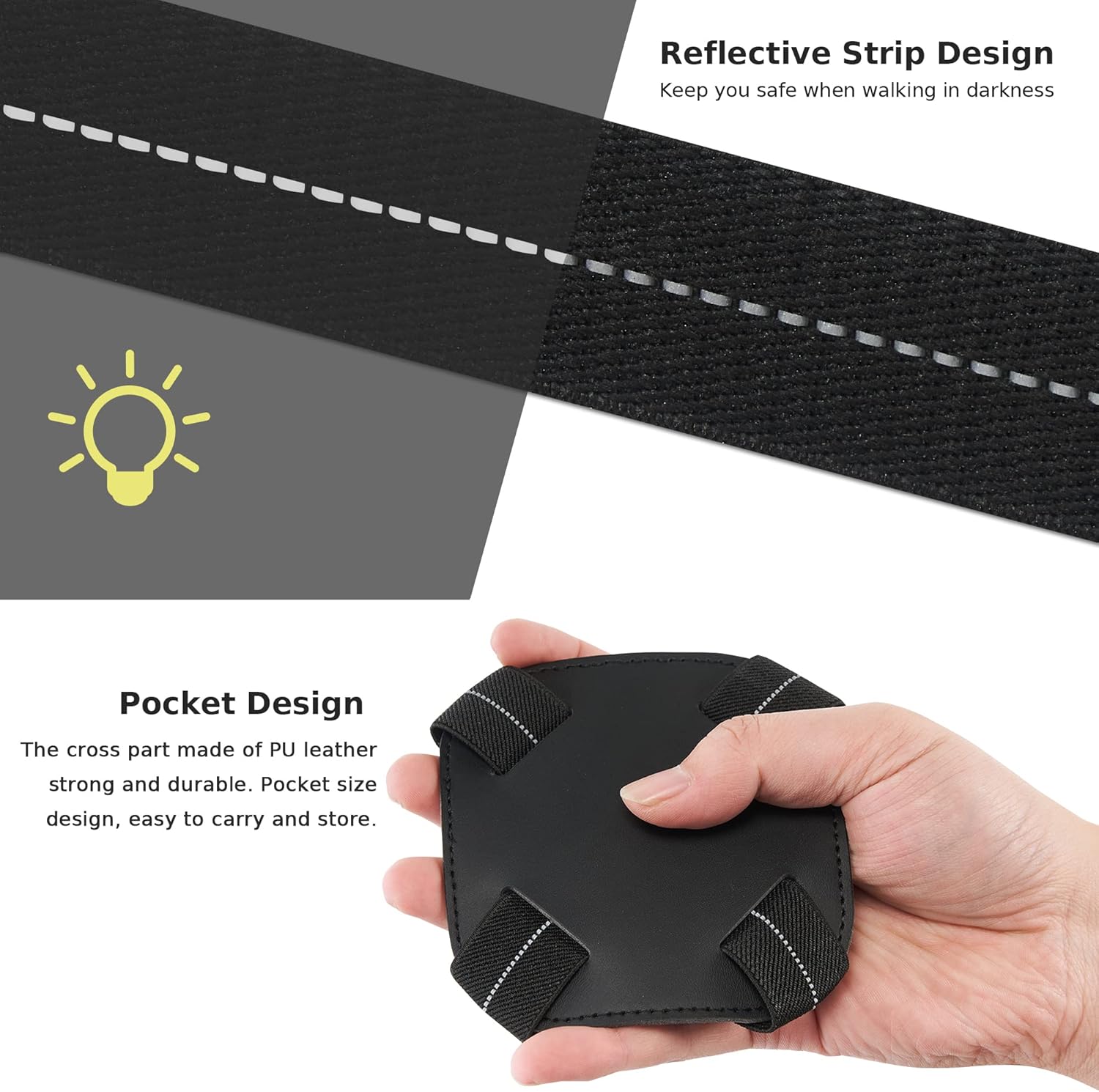 Travelkin Luggage Straps for Suitcases, Luggage Bungee Straps for Attaching Bags, Travel Essentials for Suitcases Add a Bag (Black) - Image 3