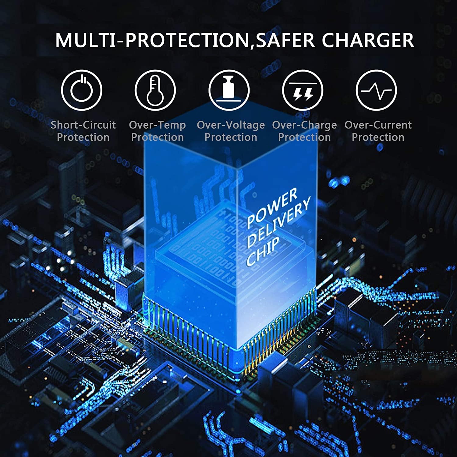 for iPhone 17 16 Charger, Fast Charging USB C Block 2-Pack 20W Type-C Phone Wall Plug Portable Power Adapter USBC Brick USB-C Box 15 14 13 12 11 Air Pro Max Plus XS X XR SE 8 7 6 Pad Mini - Image 3